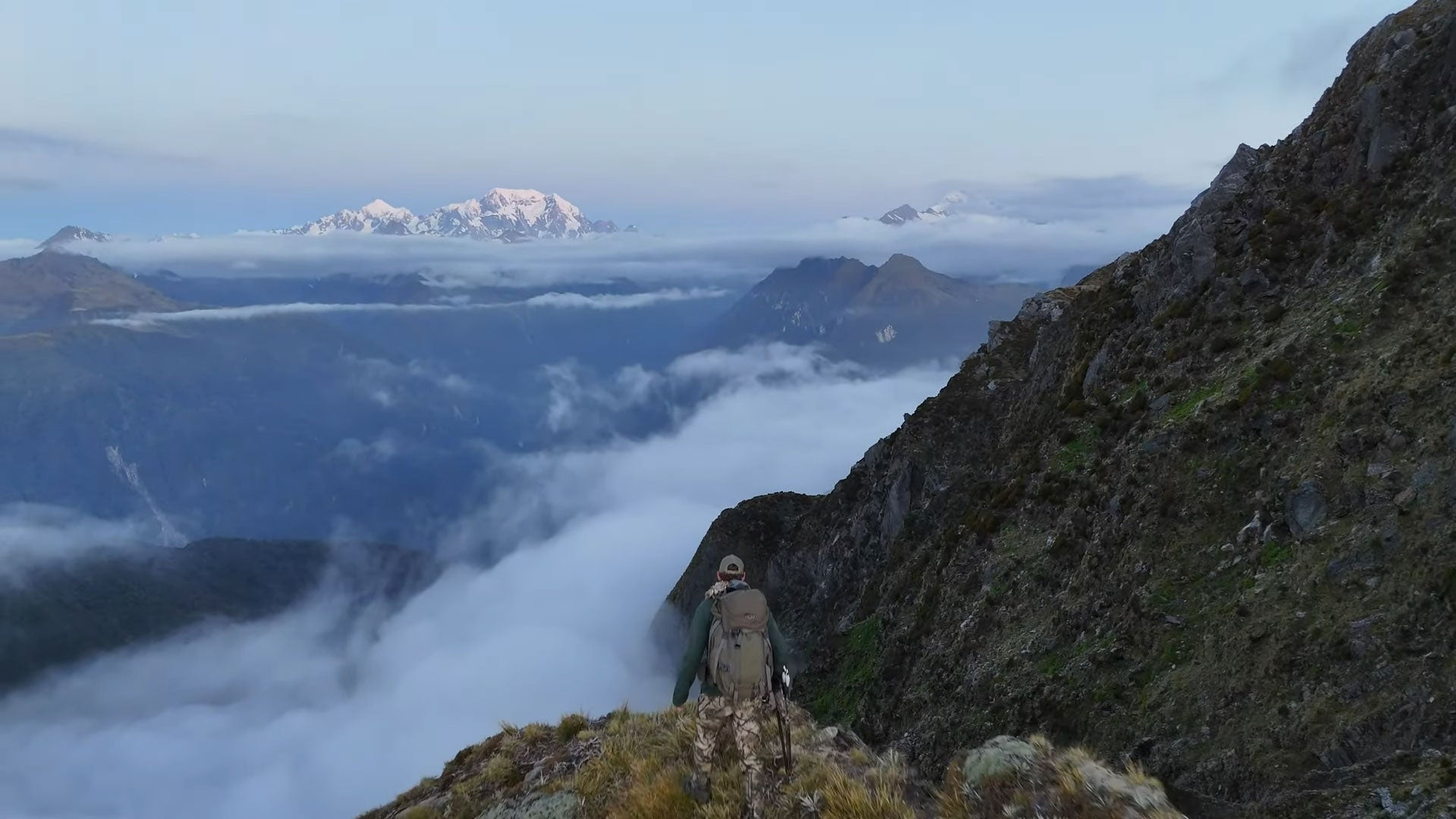 Backcountry hunting setup with premium outdoor equipment