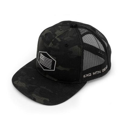 Exo Mountain Multicam Black Flag Hat